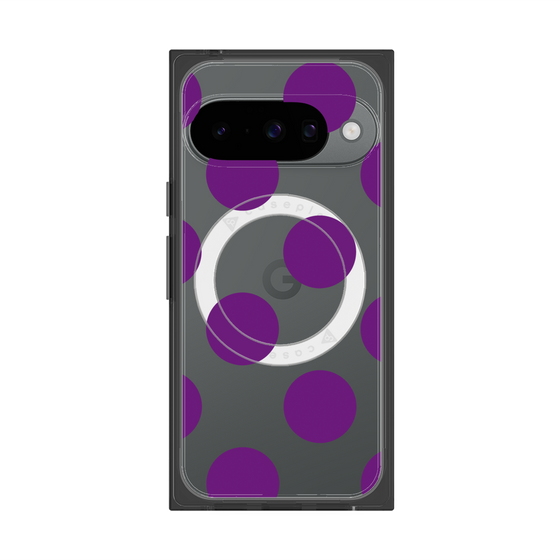 Premium Square Case with Pixelsnap［ Simple Dot - Purple ］