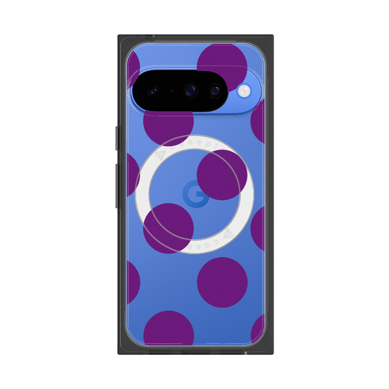 Premium Square Case with Pixelsnap［ Simple Dot - Purple ］