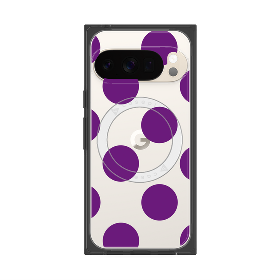Premium Square Case with Pixelsnap［ Simple Dot - Purple ］