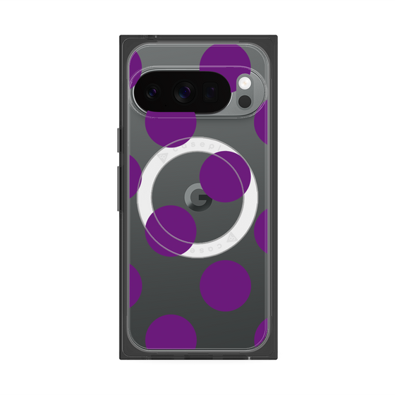 Premium Square Case with Pixelsnap［ Simple Dot - Purple ］