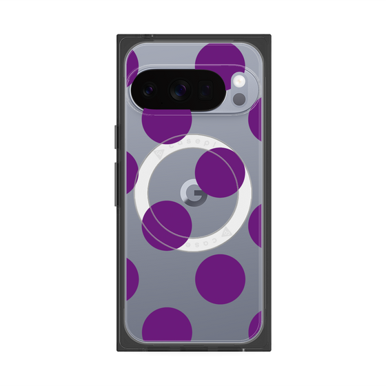 Premium Square Case with Pixelsnap［ Simple Dot - Purple ］
