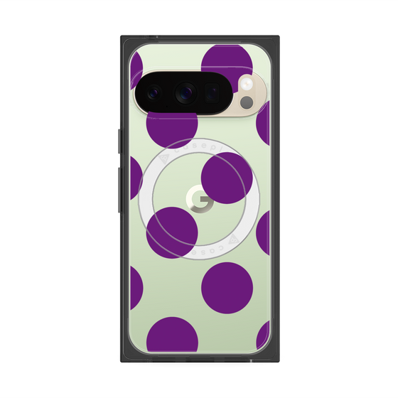 Premium Square Case with Pixelsnap［ Simple Dot - Purple ］