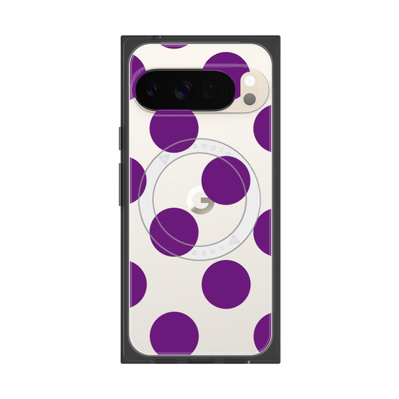 Premium Square Case with Pixelsnap［ Simple Dot - Purple ］