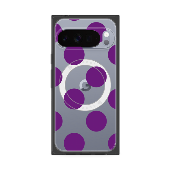Premium Square Case with Pixelsnap［ Simple Dot - Purple ］