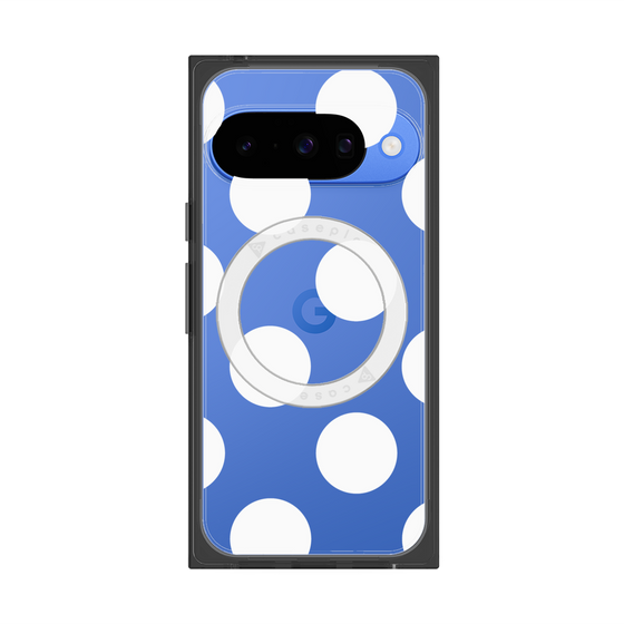 Premium Square Case with Pixelsnap［ Simple Dot - White ］