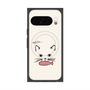 Premium Square Case with Pixelsnap［ Very Greedy Cat - White ］