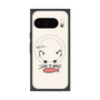 Premium Square Case with Pixelsnap［ Very Greedy Cat - White ］