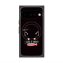 Premium Square Case with Pixelsnap［ Very Greedy Cat - Black ］