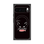 Premium Square Case with Pixelsnap［ Very Greedy Cat - Black ］