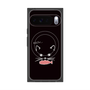 Premium Square Case with Pixelsnap［ Very Greedy Cat - Black ］
