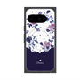 Premium Square Case with Pixelsnap［ Twin Dot Flower - Navy ］