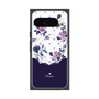 Premium Square Case with Pixelsnap［ Twin Dot Flower - Navy ］