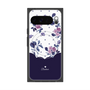 Premium Square Case with Pixelsnap［ Twin Dot Flower - Navy ］