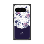 Premium Square Case with Pixelsnap［ Twin Dot Flower - Navy ］