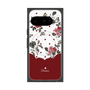Premium Square Case with Pixelsnap［ Twin Dot Flower - Red ］