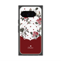 Premium Square Case with Pixelsnap［ Twin Dot Flower - Red ］