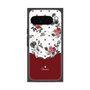 Premium Square Case with Pixelsnap［ Twin Dot Flower - Red ］