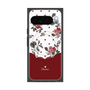 Premium Square Case with Pixelsnap［ Twin Dot Flower - Red ］