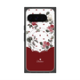 Premium Square Case with Pixelsnap［ Twin Dot Flower - Red ］