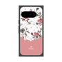 Premium Square Case with Pixelsnap［ Twin Dot Flower - Pink ］
