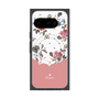 Premium Square Case with Pixelsnap［ Twin Dot Flower - Pink ］