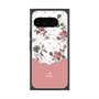 Premium Square Case with Pixelsnap［ Twin Dot Flower - Pink ］