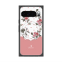 Premium Square Case with Pixelsnap［ Twin Dot Flower - Pink ］