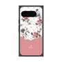 Premium Square Case with Pixelsnap［ Twin Dot Flower - Pink ］