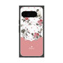 Premium Square Case with Pixelsnap［ Twin Dot Flower - Pink ］