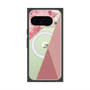 Premium Square Case with Pixelsnap［ Marble Triangle Palette - Pink ］