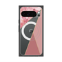 Premium Square Case with Pixelsnap［ Marble Triangle Palette - Pink ］