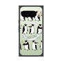 Premium Square Case with Pixelsnap［ Cute Penguin March ］