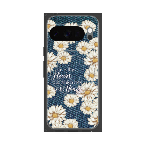 Premium Square Case with Pixelsnap［ Marguerite Denim ］