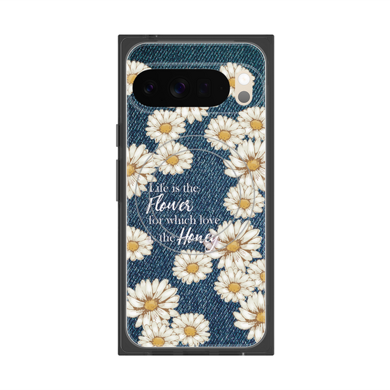 Premium Square Case with Pixelsnap［ Marguerite Denim ］