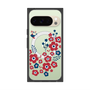 Premium Square Case with Pixelsnap［ Nordic Flower Bird ］