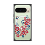Premium Square Case with Pixelsnap［ Nordic Flower Bird ］