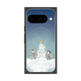Premium Square Case with Pixelsnap［ Quiet Penguin Night ］