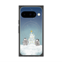 Premium Square Case with Pixelsnap［ Quiet Penguin Night ］