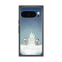 Premium Square Case with Pixelsnap［ Quiet Penguin Night ］
