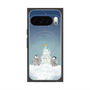 Premium Square Case with Pixelsnap［ Quiet Penguin Night ］