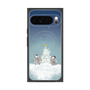 Premium Square Case with Pixelsnap［ Quiet Penguin Night ］