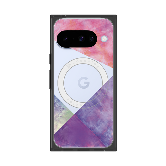 Premium Square Case with Pixelsnap［ Sunrise Pastel Palette - Purple ］