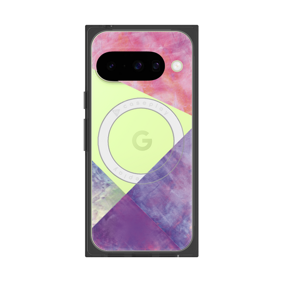 Premium Square Case with Pixelsnap［ Sunrise Pastel Palette - Purple ］