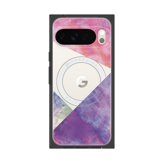 Premium Square Case with Pixelsnap［ Sunrise Pastel Palette - Purple ］