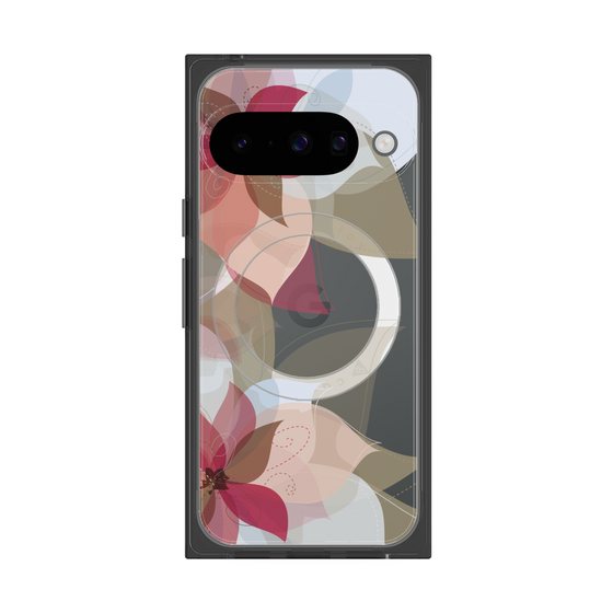 Premium Square Case with Pixelsnap［ Chiffon Flower ］