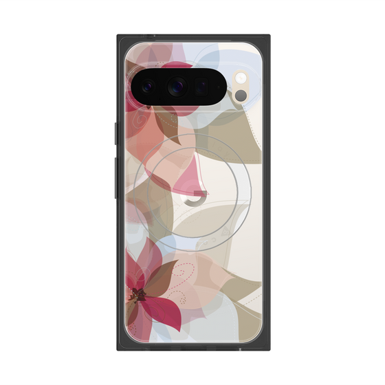 Premium Square Case with Pixelsnap［ Chiffon Flower ］