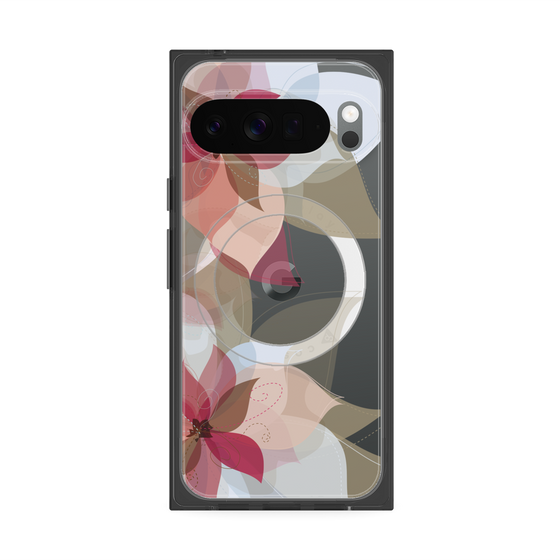 Premium Square Case with Pixelsnap［ Chiffon Flower ］