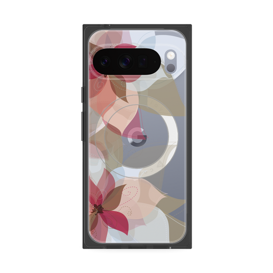 Premium Square Case with Pixelsnap［ Chiffon Flower ］