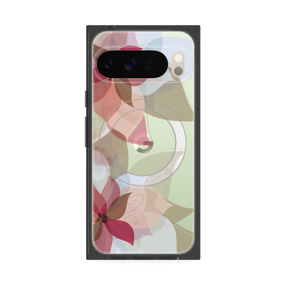 Premium Square Case with Pixelsnap［ Chiffon Flower ］