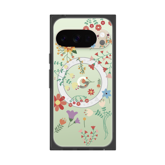 Premium Square Case with Pixelsnap［ Cute Floral Pattern ］